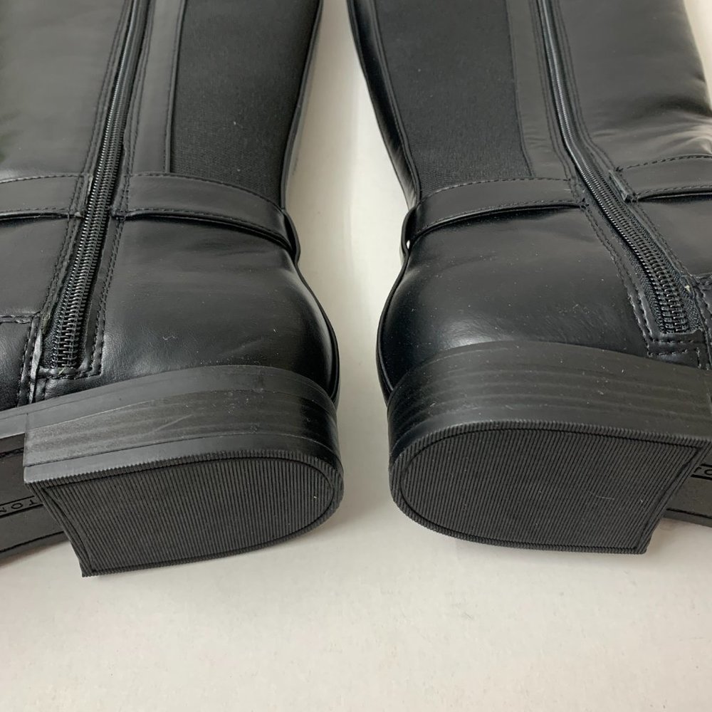 Tommy Hilfiger Suprem2 Tall Riding Boot Black - Picture 5 of 14
